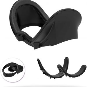 Houd je Oculus Rift S schoon en zweetbestendig met het AMVR VR Gezichtsinterface & PU-leren Schuimset voor Oculus Rift S. Dankzij de comfortabele schuimvervanging kun je de Rift S na gebruik makkelijk en zonder schade schoonvegen met een schoonmaak doekje.