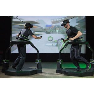 Met de Virtuix Omni Treadmill ren