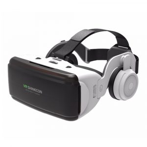 De Shinecon SC-G06E Mobiele VR Bril is de nieuwste budget VR-bril van het populaire merk Shinecon. Klik je smartphone in de houder van de bril en word de hoofdpersoon van je favoriete videogame of film. Door de ingebouwde koptelefoon heb je ook nog eens surround sound